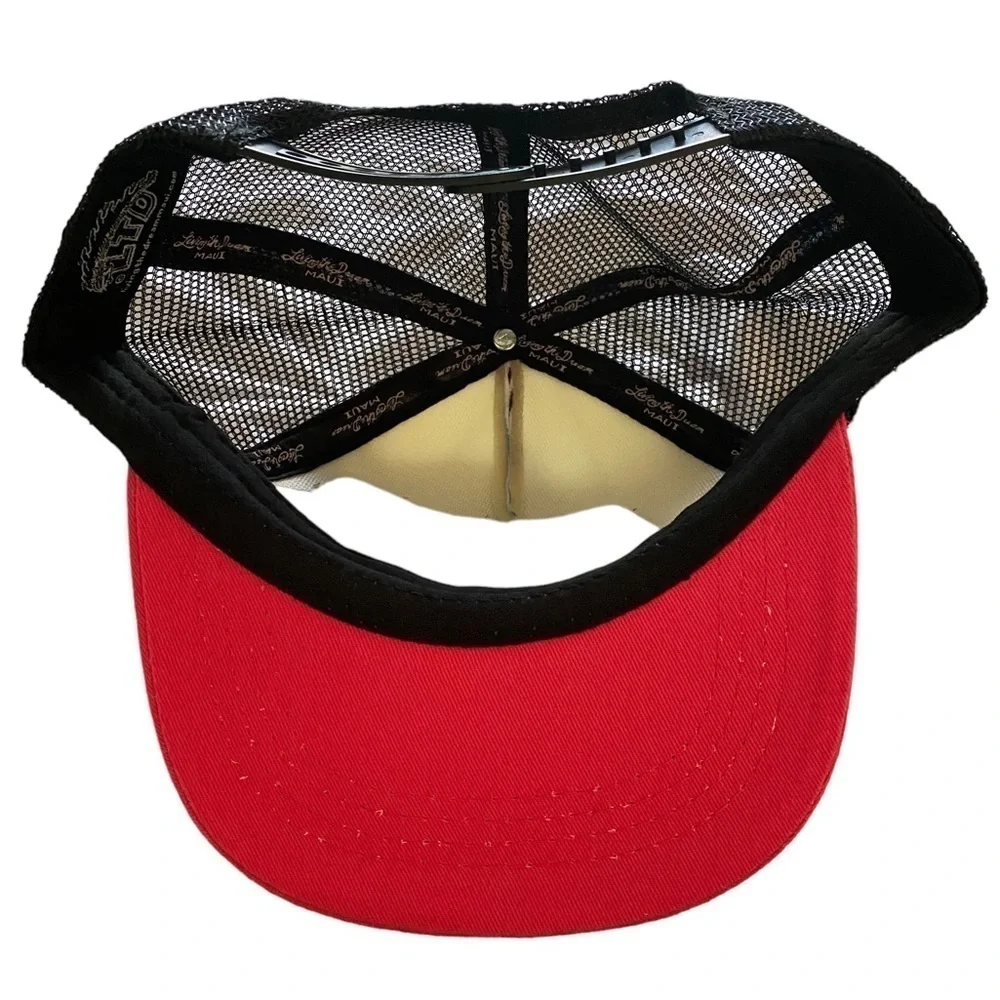 NEW Living the Dream MAUI Snapback Hat Cap w/ Pink Flat Bill Unisex Kid’s Size
